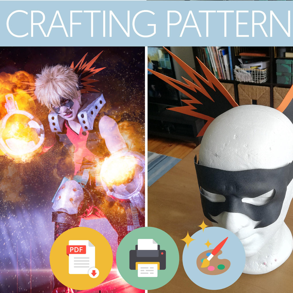 Hero Cosplay Costume | Mask Pattern