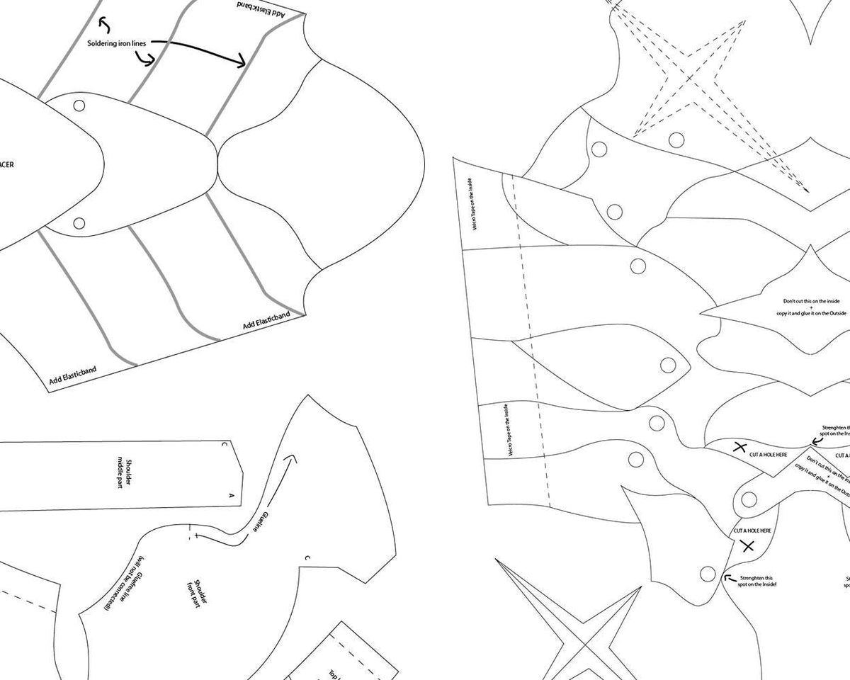 FE3H | Dimitri | Cosplay Costume | Foam Armor | Pattern Set - COMPLETE SET