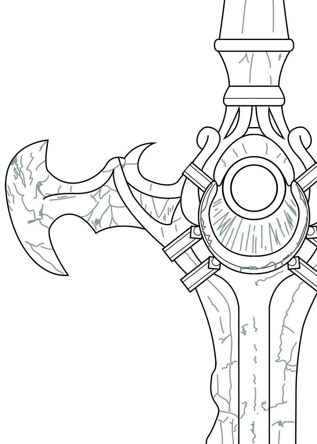 FE3H | Byleth sword of the creator pattern | blueprint