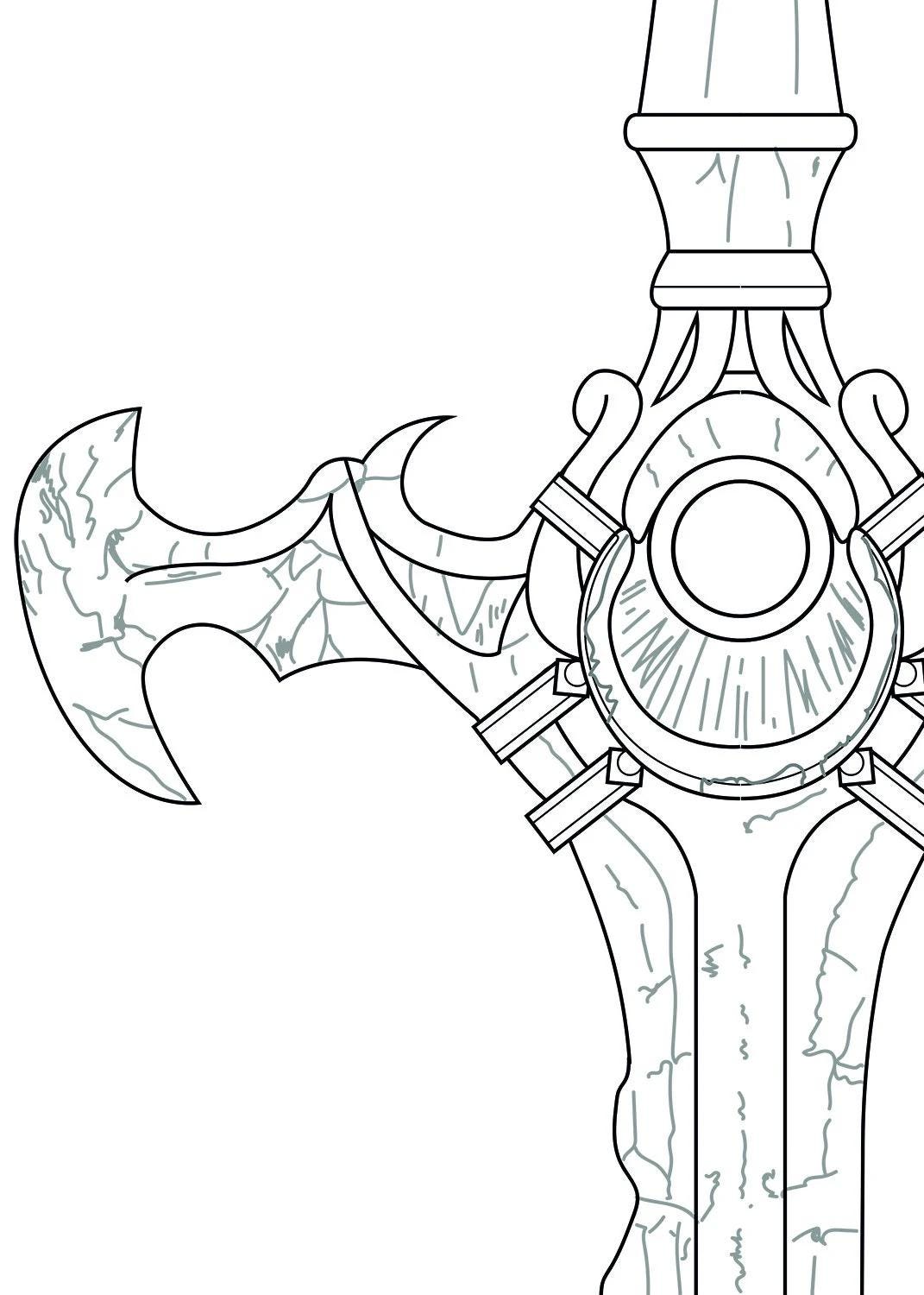 FE3H | Byleth sword of the creator pattern | blueprint