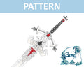 Antiquated Galatyn Sword | 1:1 | lifesize pattern blueprint