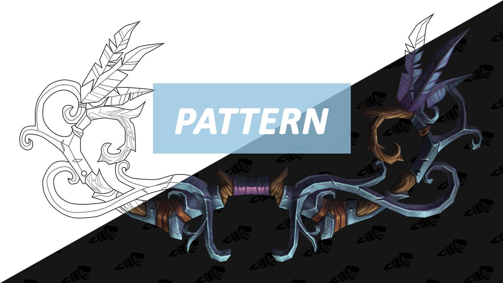 WoW | Bow | Tyrande Whisperwind pattern | Ironfeather Longbow | Blueprint