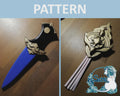FE3H | Byleth costume | dagger + medallion accessories | pattern blueprint
