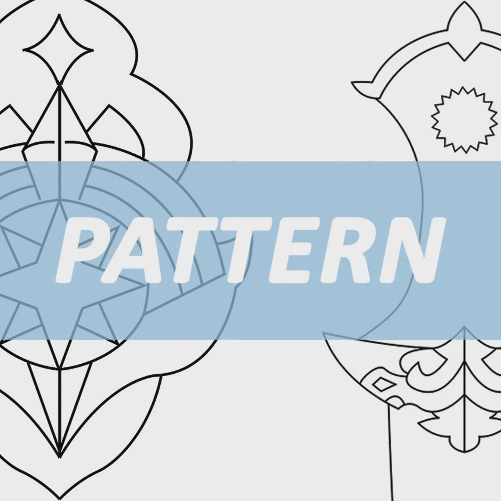 FE3H | Byleth costume | dagger + medallion accessories | pattern blueprint