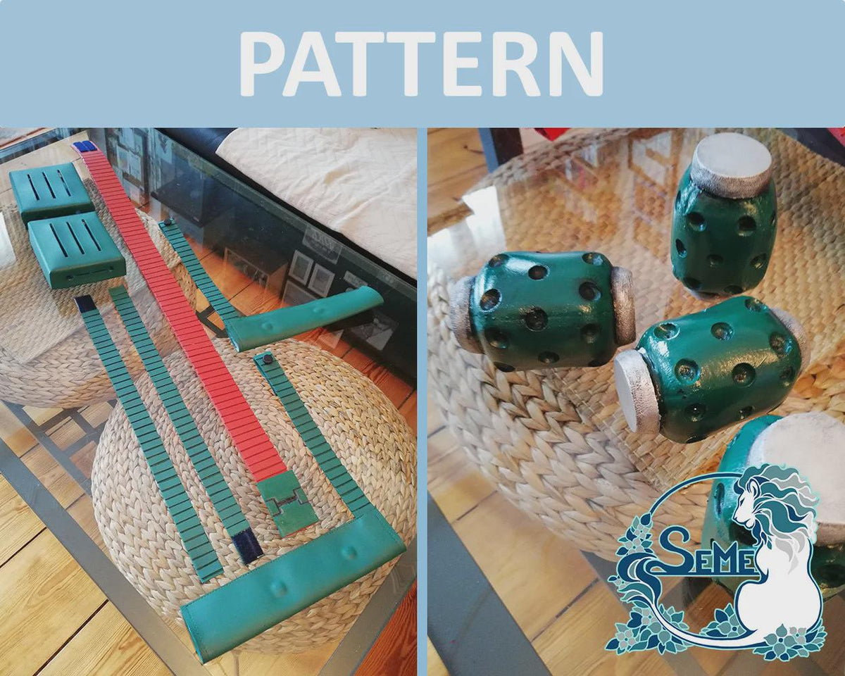 Katsuki Hero Cosplay Costume Pattern | Belts, Boxes & Hand Grenades