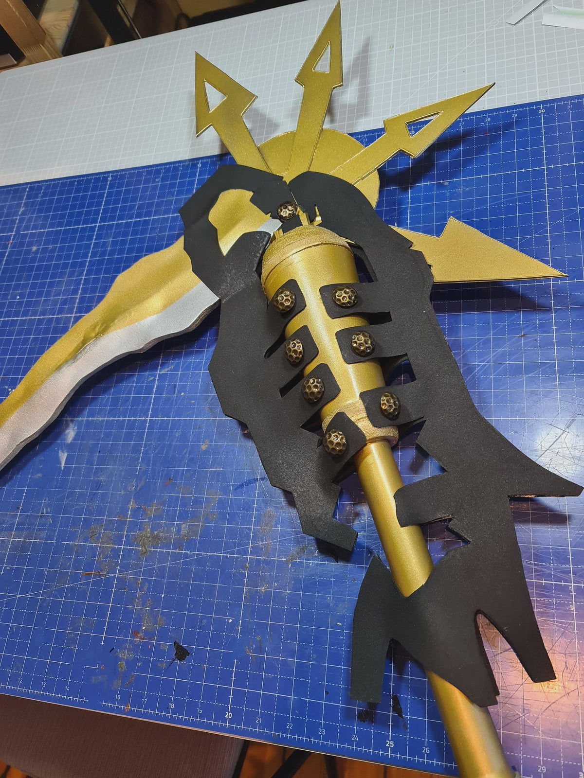 Max Black | Scythe | Pattern Lifesize 1:1 Template Blueprint
