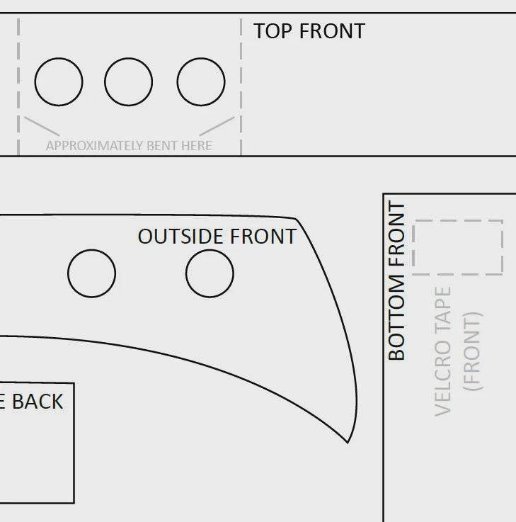 Katsuki Hero Cosplay Costume Pattern | Collar