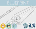 DbD | Trickster Killer | Knife | Pattern Lifesize 1:1 Template Blueprint