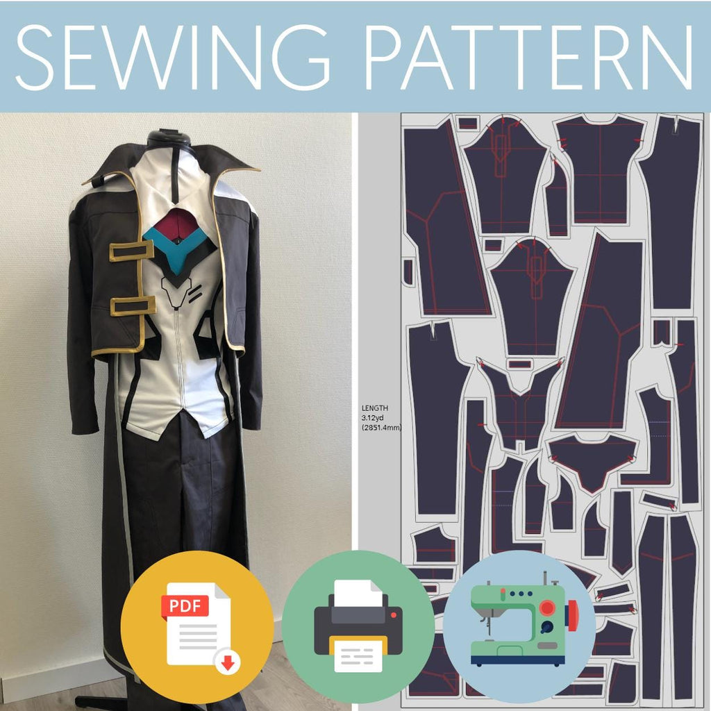 Kevin Kaslana | Honkai Impact | Sewing Pattern