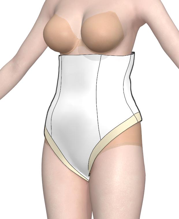 Undercorset & Hood base | Sewing Pattern