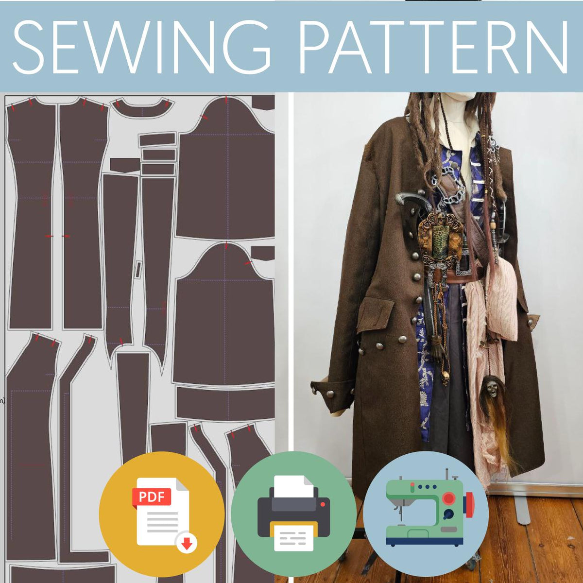 Jack | Movie Costume | Sewing Pattern