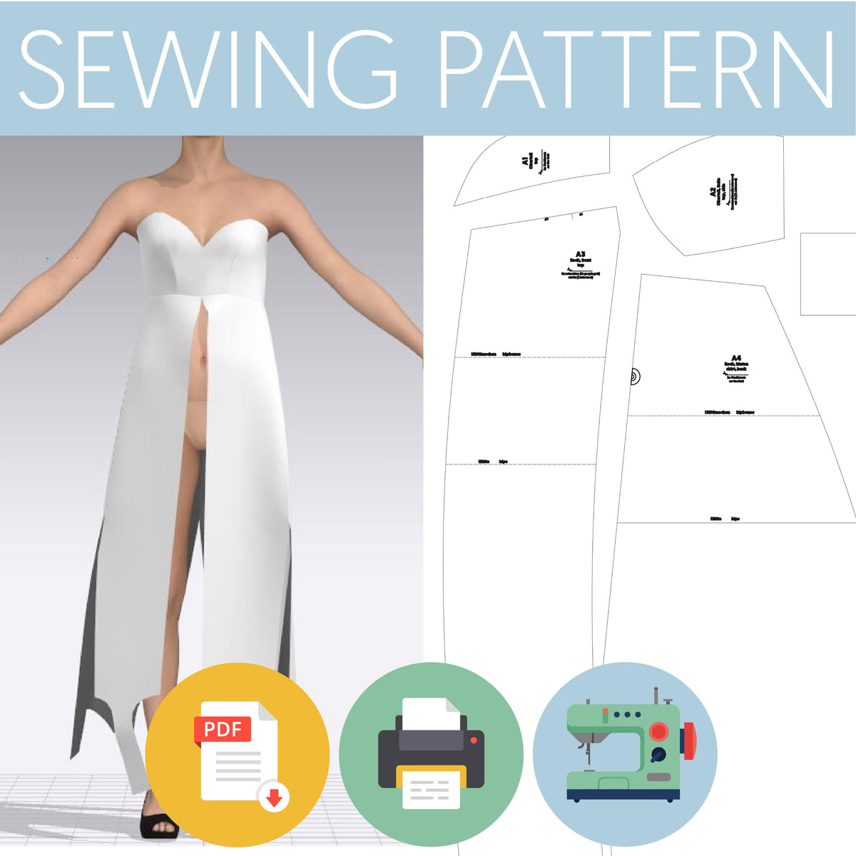 Vivy | Anime Costume | Sewing Pattern